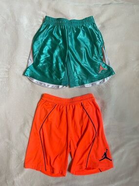 Jordan Kids' Athletic Shorts - Teal/Orange
